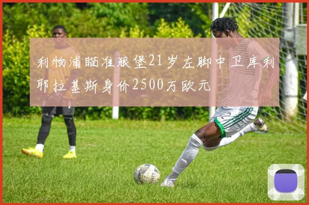 利物浦瞄准狼堡21岁左脚中卫库利耶拉基斯身价2500万欧元
